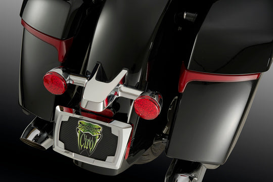 Bryant M1 Saddlebag Lights for Indian Motorcycle By RydeCulture™ - Red Lens