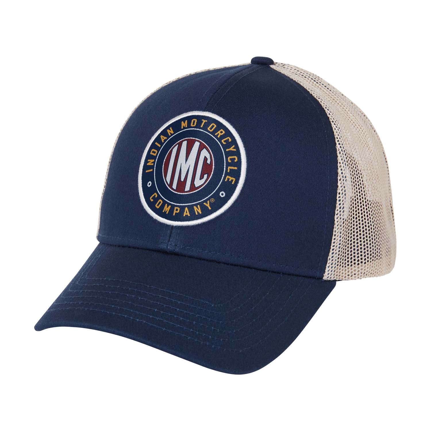 Colored IMC Logo Trucker Cap, Blue