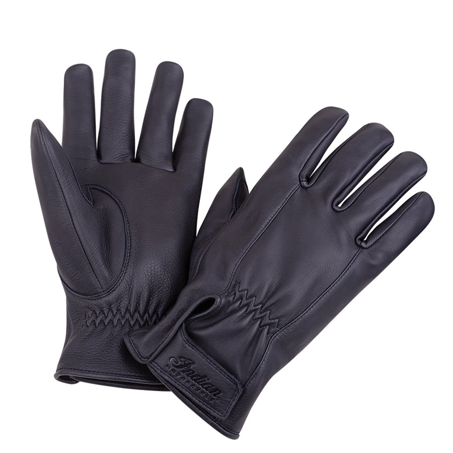 Women's Deerskin Strap Glove, Black