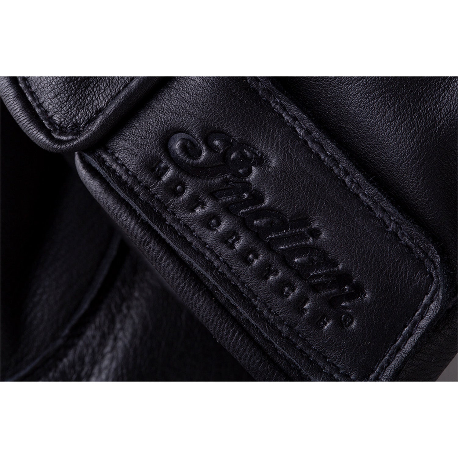 Men's Deerskin Strap Glove, Black