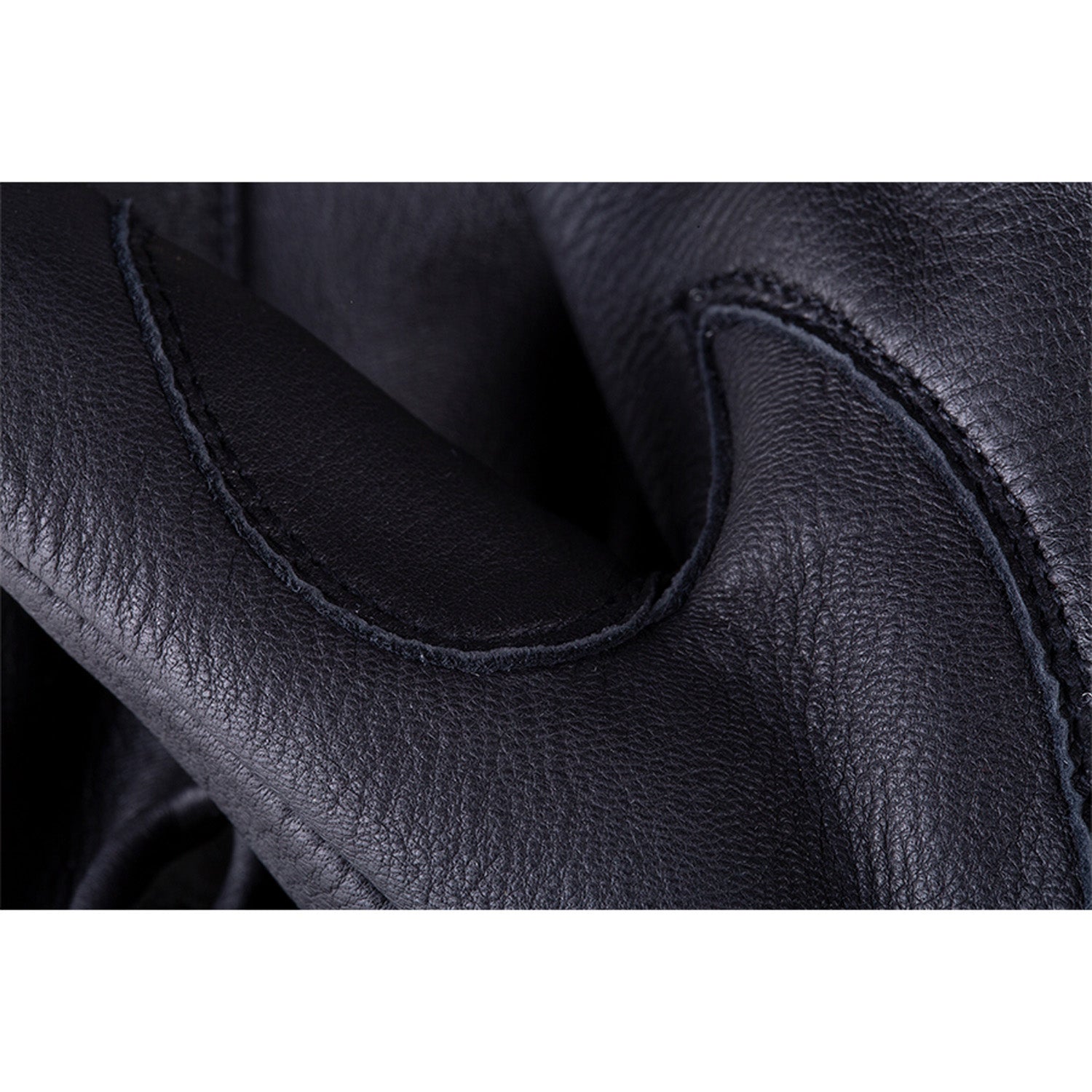 Men's Deerskin Strap Glove, Black