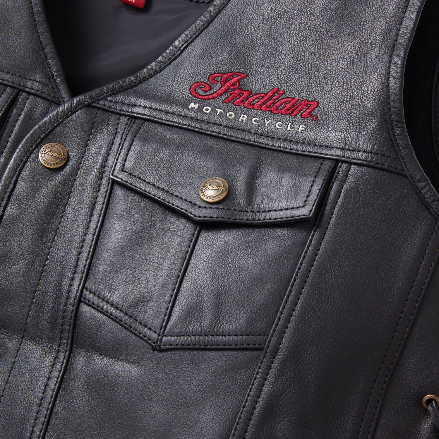 Men's Western Vest, Black