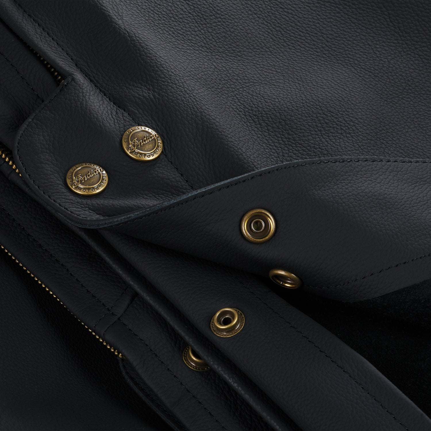 Men's Traditional Leather Chaps, Black