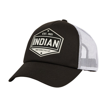 Hexagon Graphic Cap, Black
