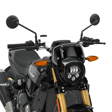 Polycarbonate Low Windshield with Headlight Cowl, Clear