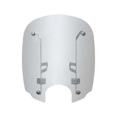 Polycarbonate 19 in. Quick Release Windshield, Chrome