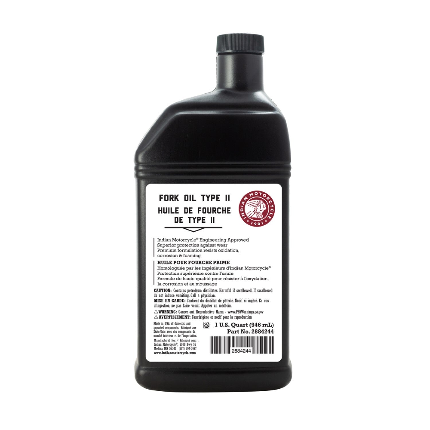 Fork Oil, Type II for all Challenger Models, 2884244, 1 Quart