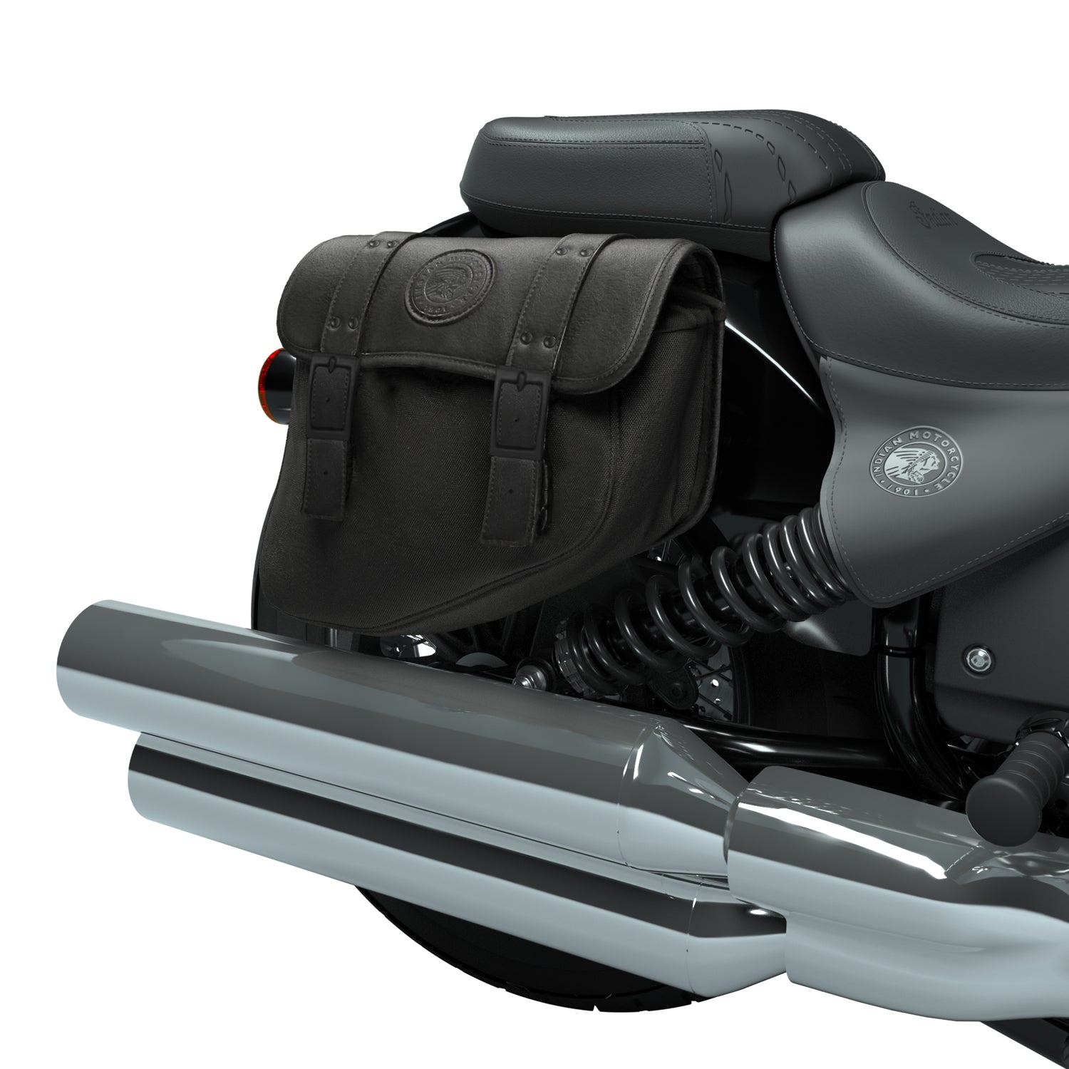 Chief Bobber Saddlebags, Black