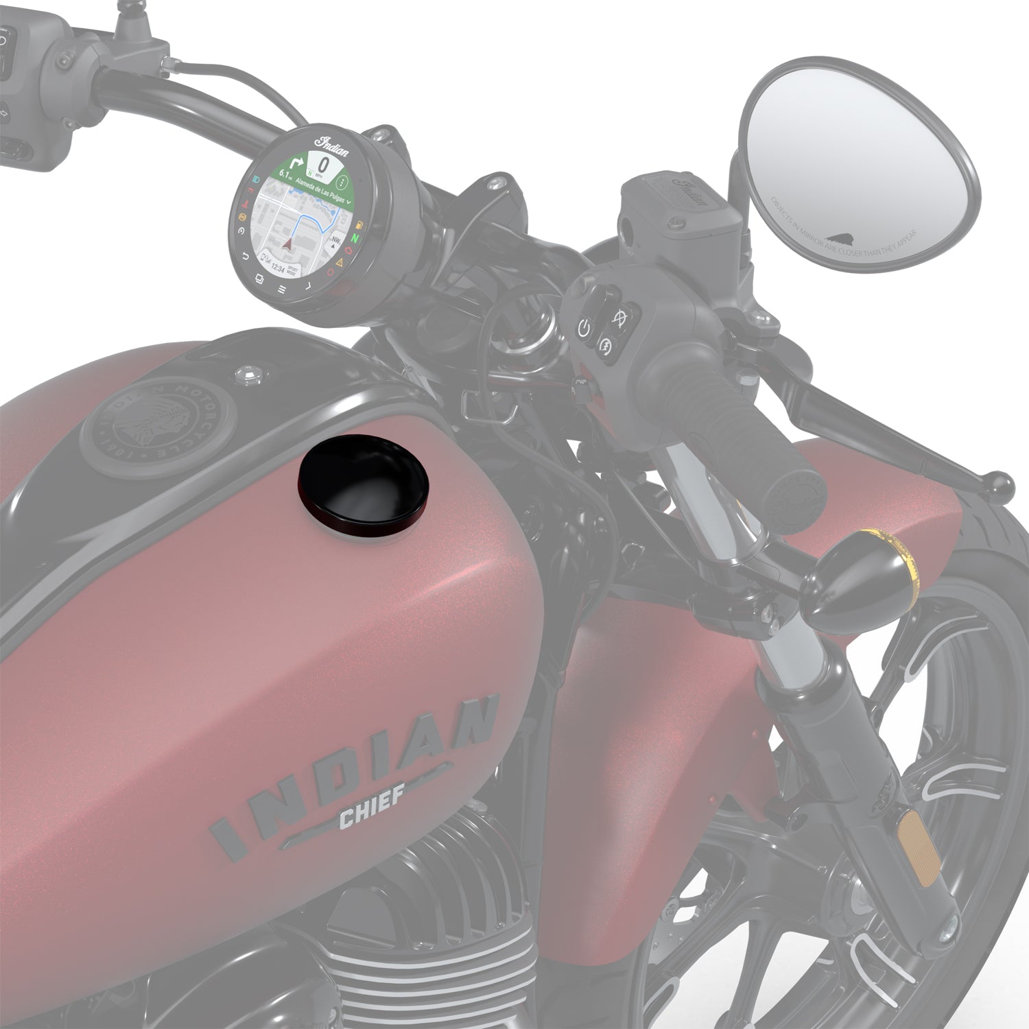 Fuel Cap, Black - 2891208