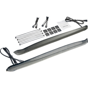 Machete™ LED Bag Lights for Indian Motorcycles - Light Smoke Lens