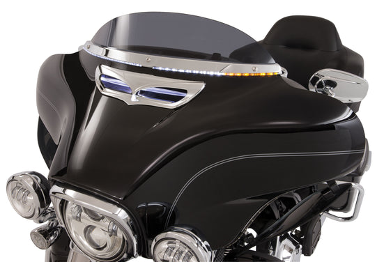 Horizon LED Lighted Windshield '14-up, Chrome