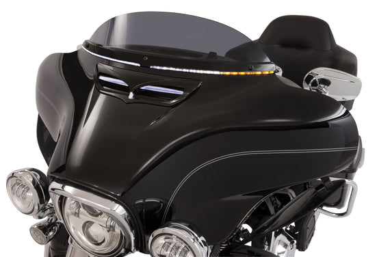 Horizon LED Lighted Windshield '14-up, Black