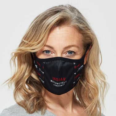 Unisex Face Mask, Pack of 3, Black