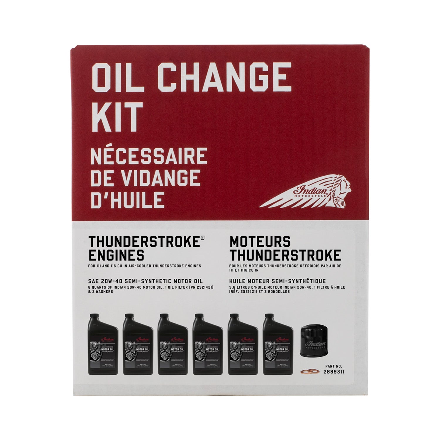Thunderstroke Oil Change Kit - 2889311