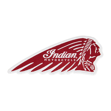 Headdress Logo Patch, Red