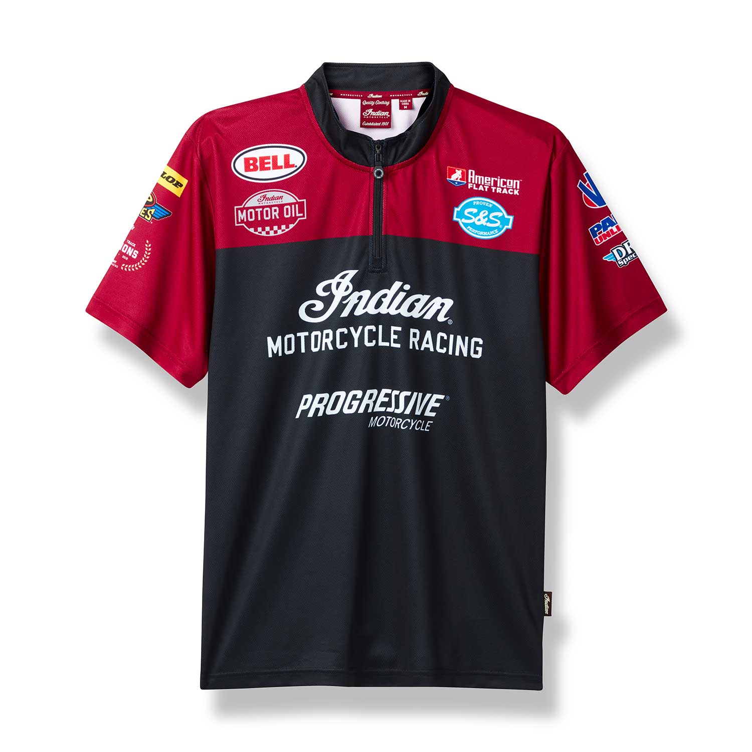 Men's Flat Track Racing T-Shirt, Black