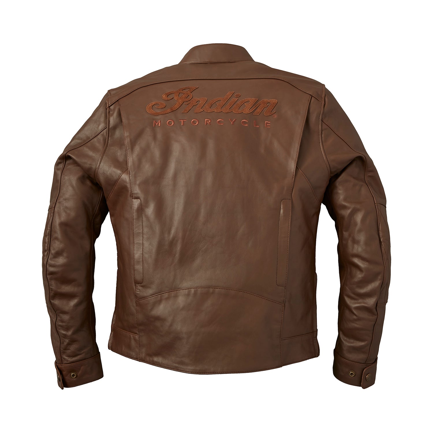 Men's Leather Getaway Riding Jacket with Removable Liner, Brown