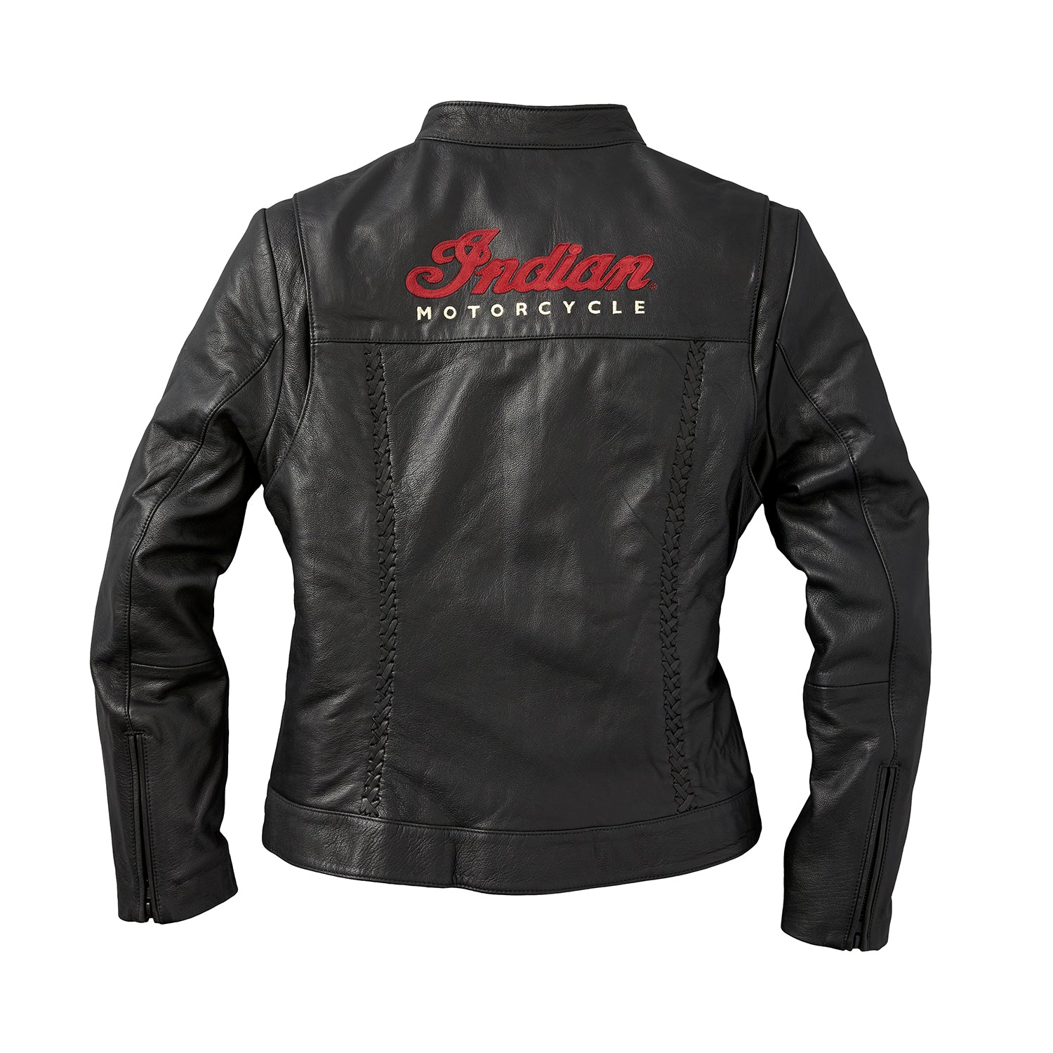 Women's Leather Charlotte Casual Jacket, Black