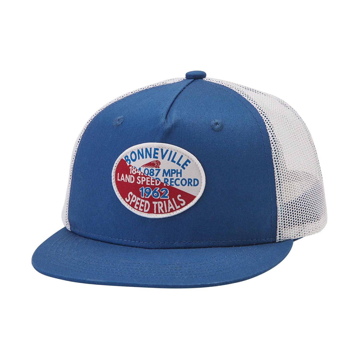 Burt Munro Trucker Hat, Blue