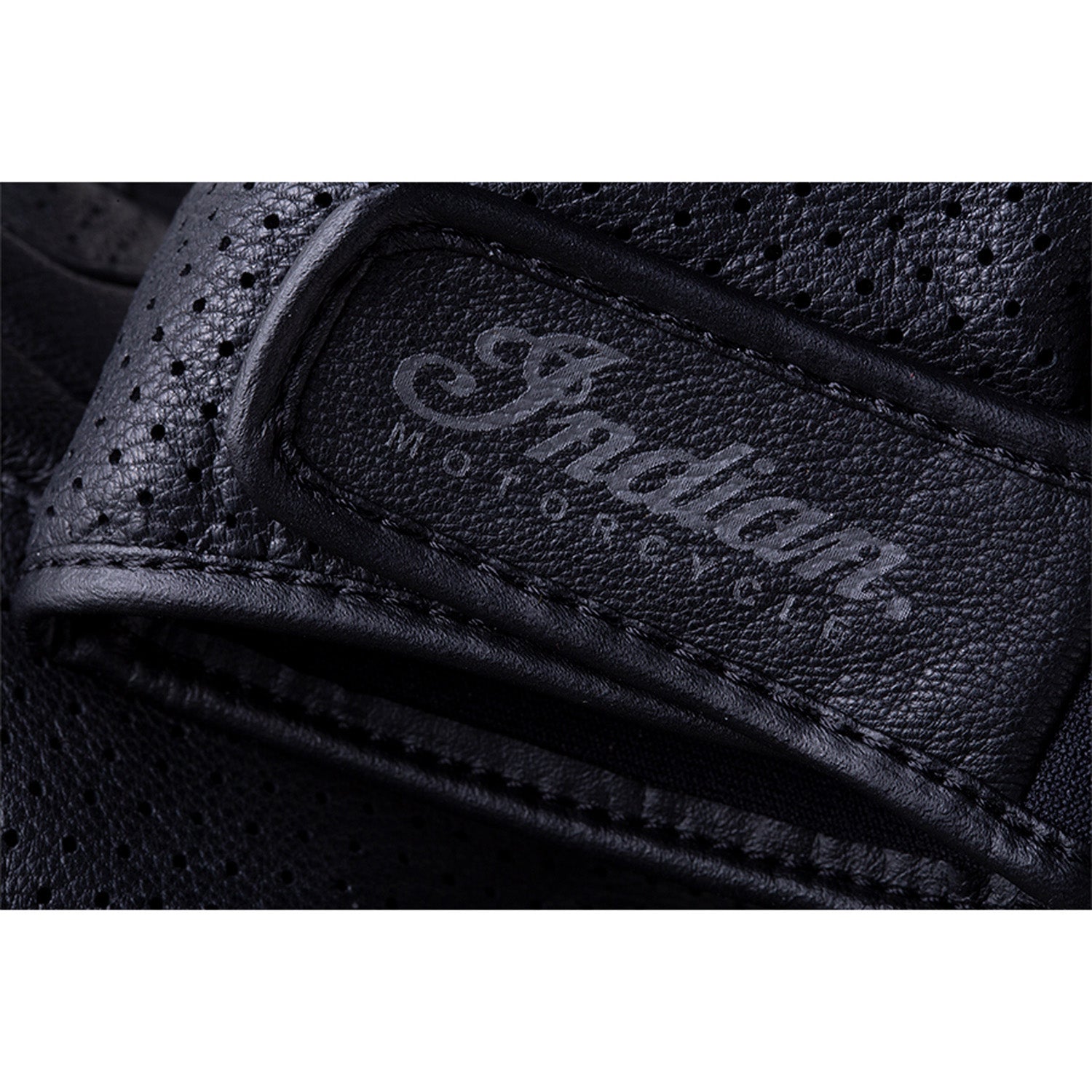 Men's Leather Fingerless Denton Glove, Black