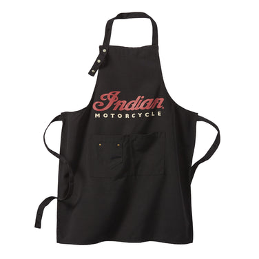 Unisex Motorcycle BBQ Apron, Black