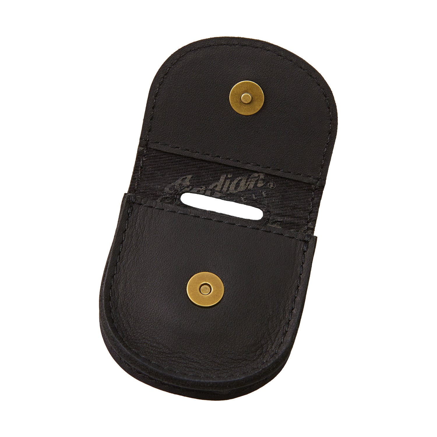 Quality Leather Fob Key Carrier, Black