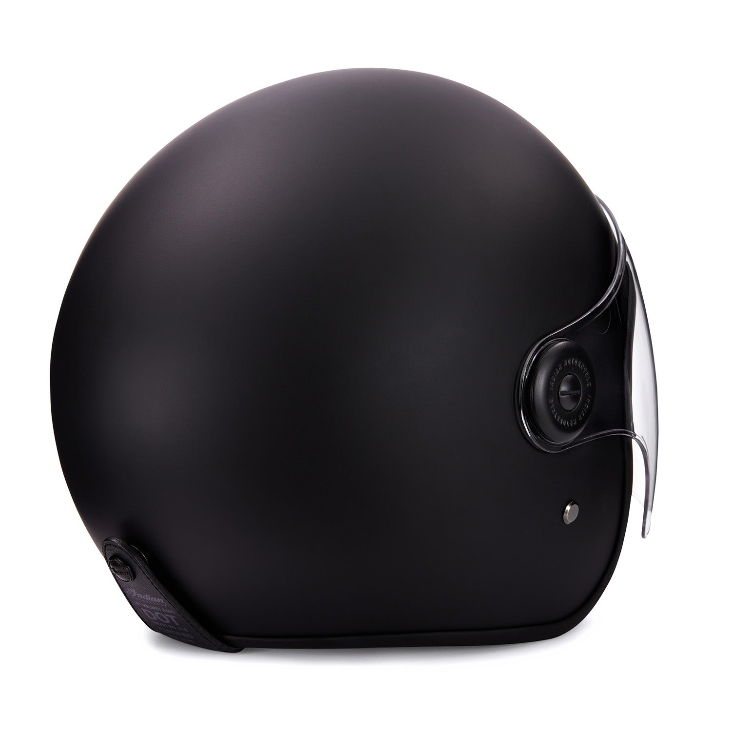 Unisex Matte Jet Helmet, Black