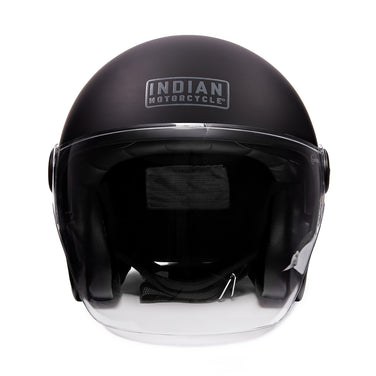 Unisex Matte Jet Helmet, Black