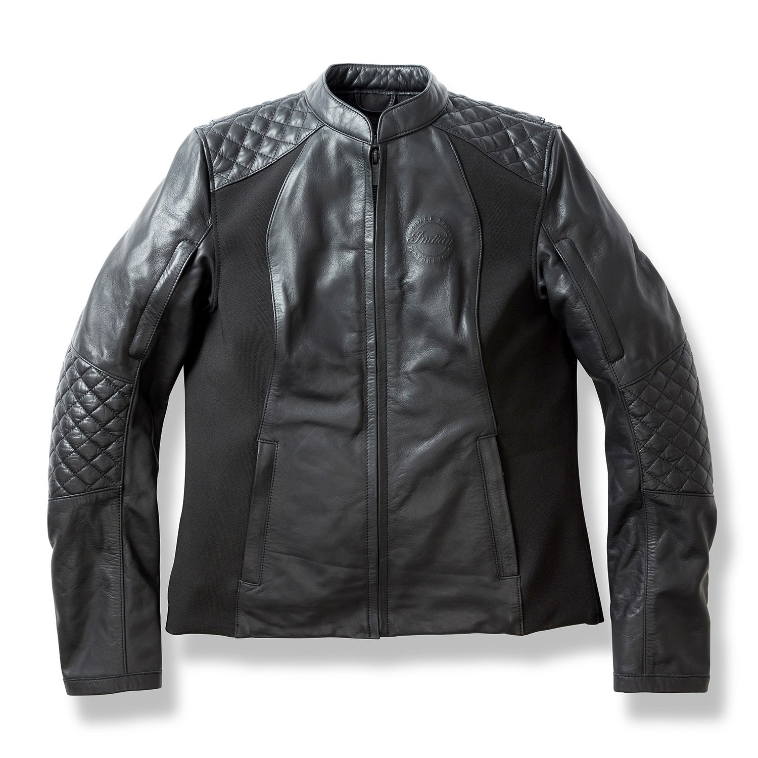 Women's Drew Leather Jacket, Black