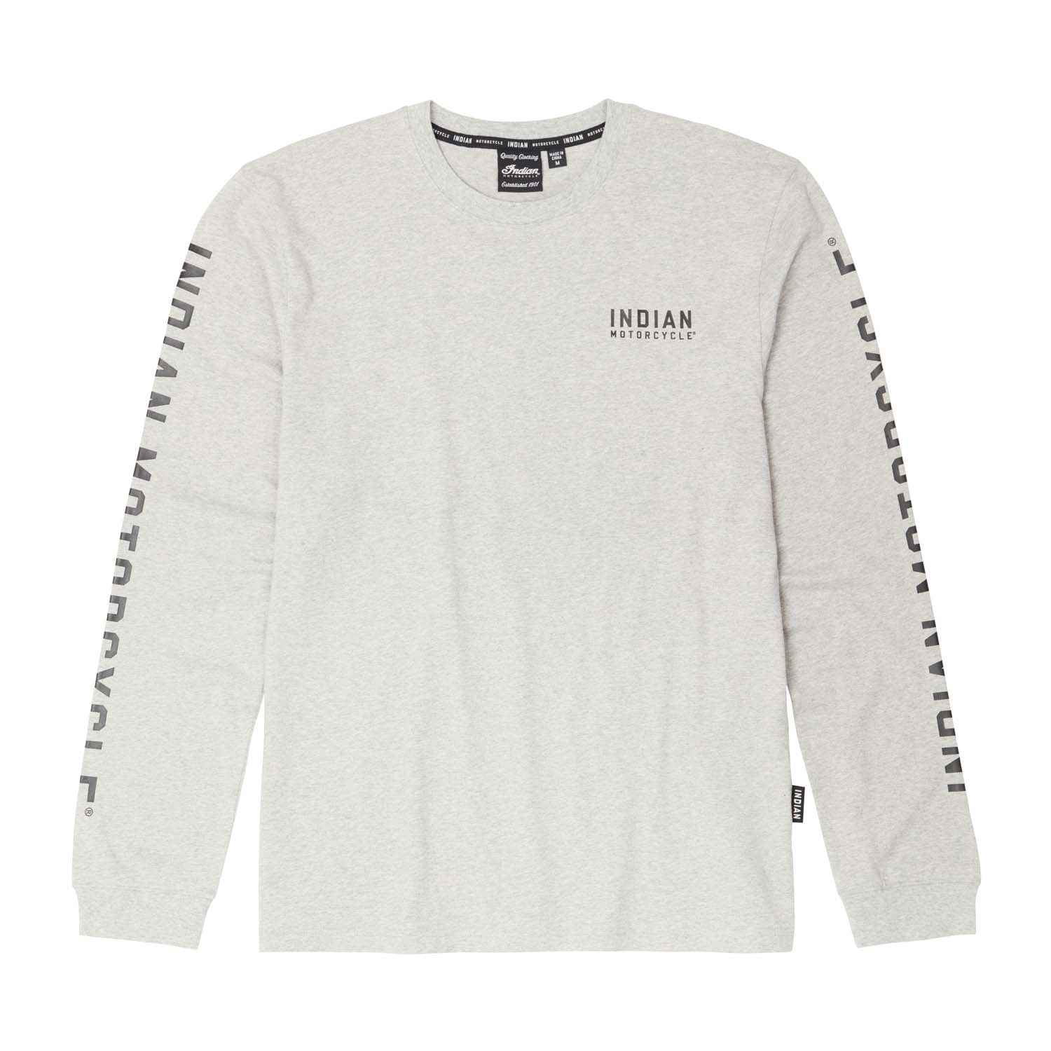 Men's Athlete Long Sleeve Tee, Gray