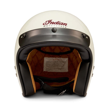 Retro Open Face Helmet, Cream