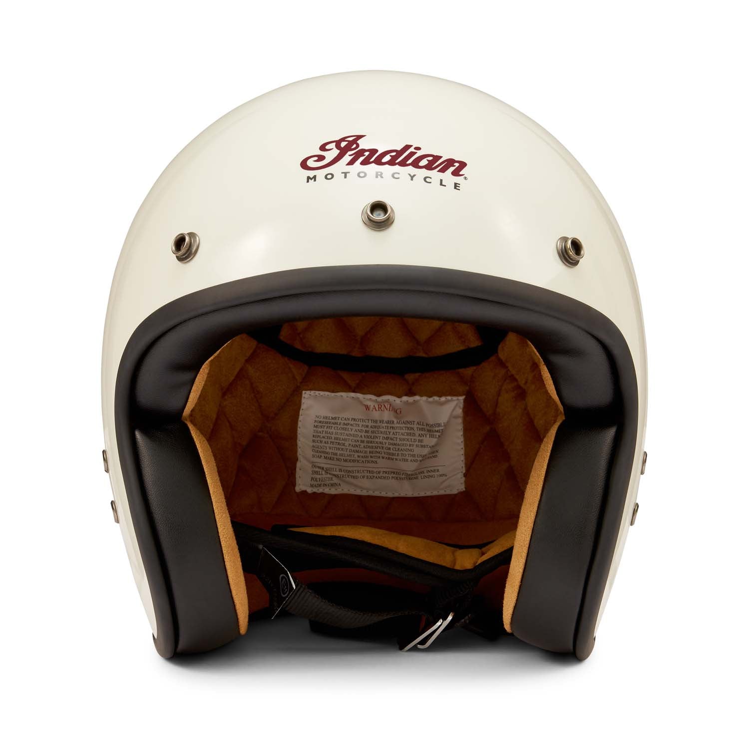 Retro Open Face Helmet, Cream