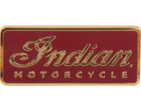 Logo Pin Badge, Red