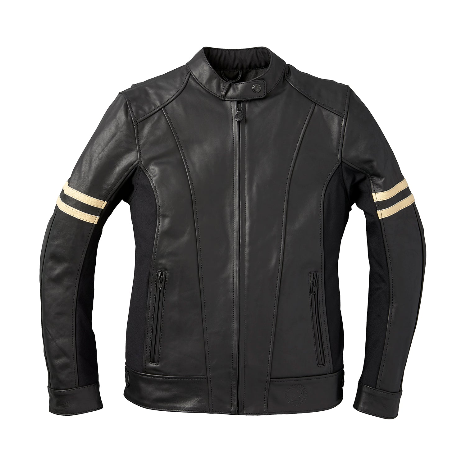 Women's Blake Leather Riding Jacket with Removable Liner, Black