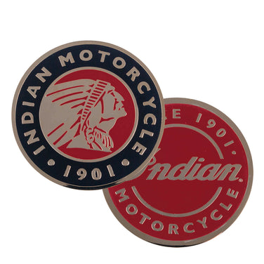 Indian Motorcycle Icon Logo Fridge Magnets, Set of 2 - One Size