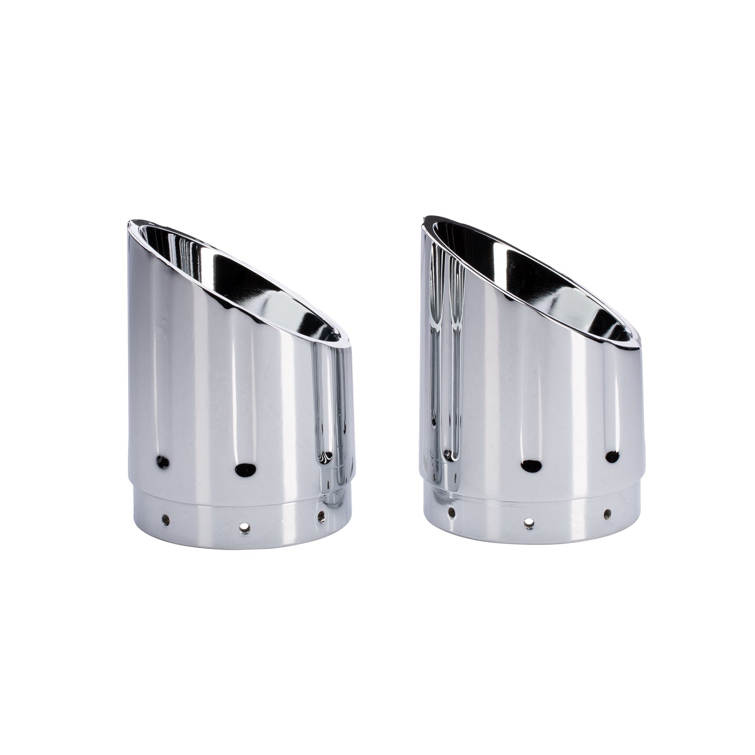 Six Shooter Exhaust Tips in Chrome, Pair