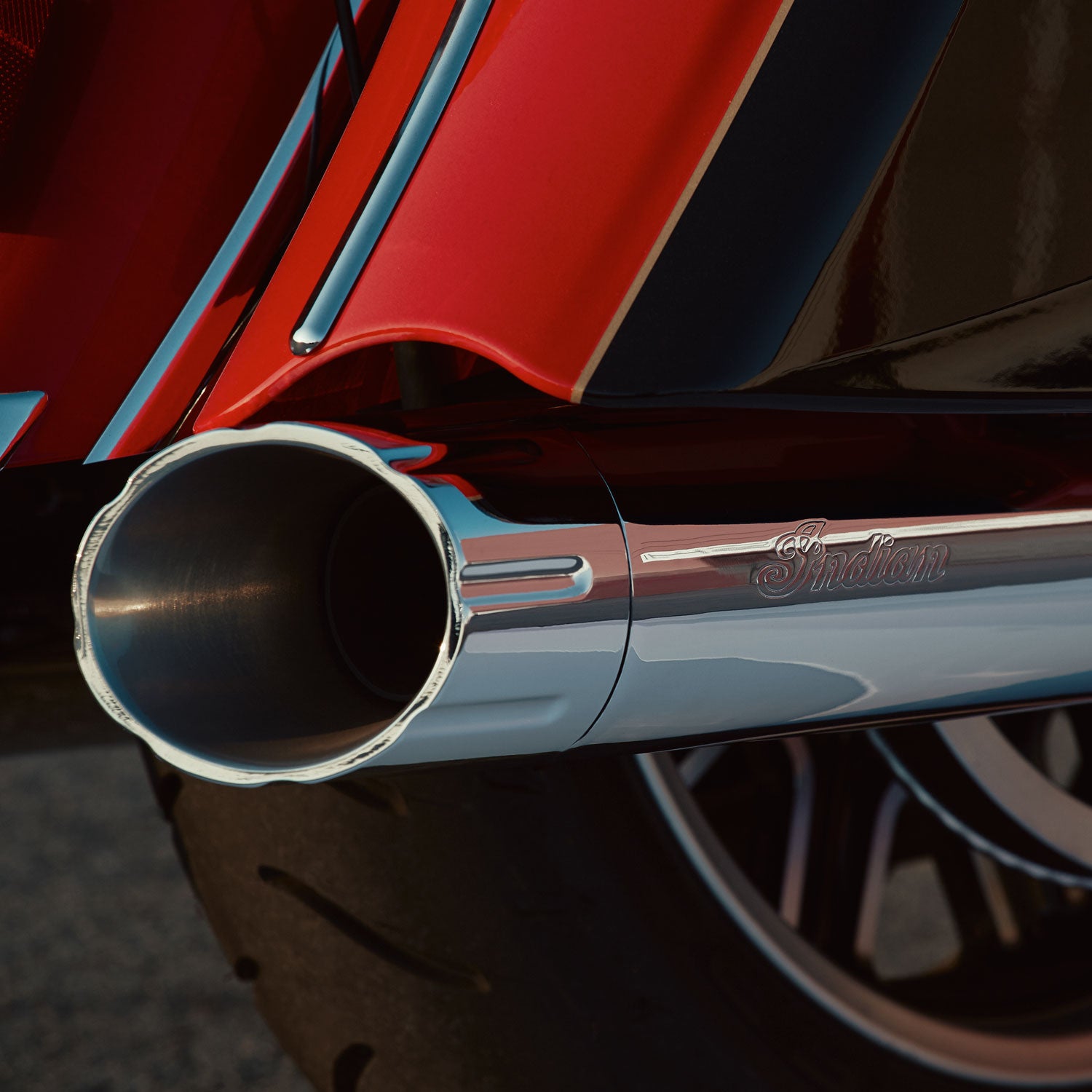 Six Shooter Exhaust Tips in Chrome, Pair