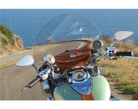 Genuine Leather Handlebar Bag, Desert Tan