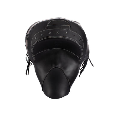 Genuine Leather Reduced Reach Heated Solo Seat, Black