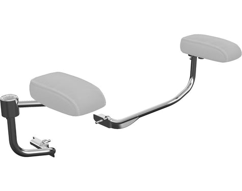 Passenger Trunk Armrest Supports in Chrome, Pair