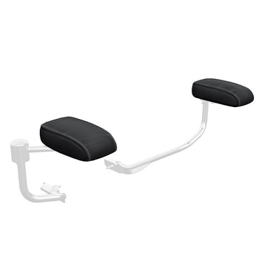 Passenger Armrest Pads, Pair - Black