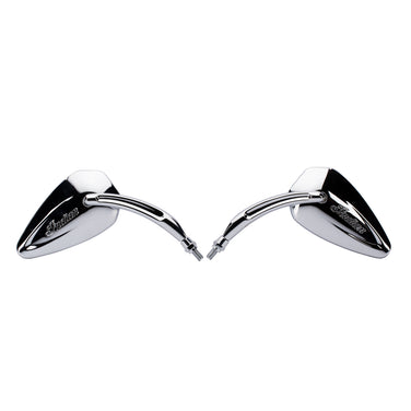Pinnacle Mirrors in Chrome, Pair