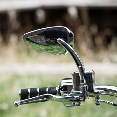 Pinnacle Mirrors in Chrome, Pair