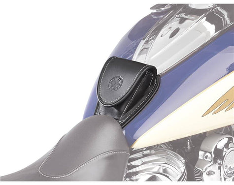 Genuine Leather Tank Pouch, Black