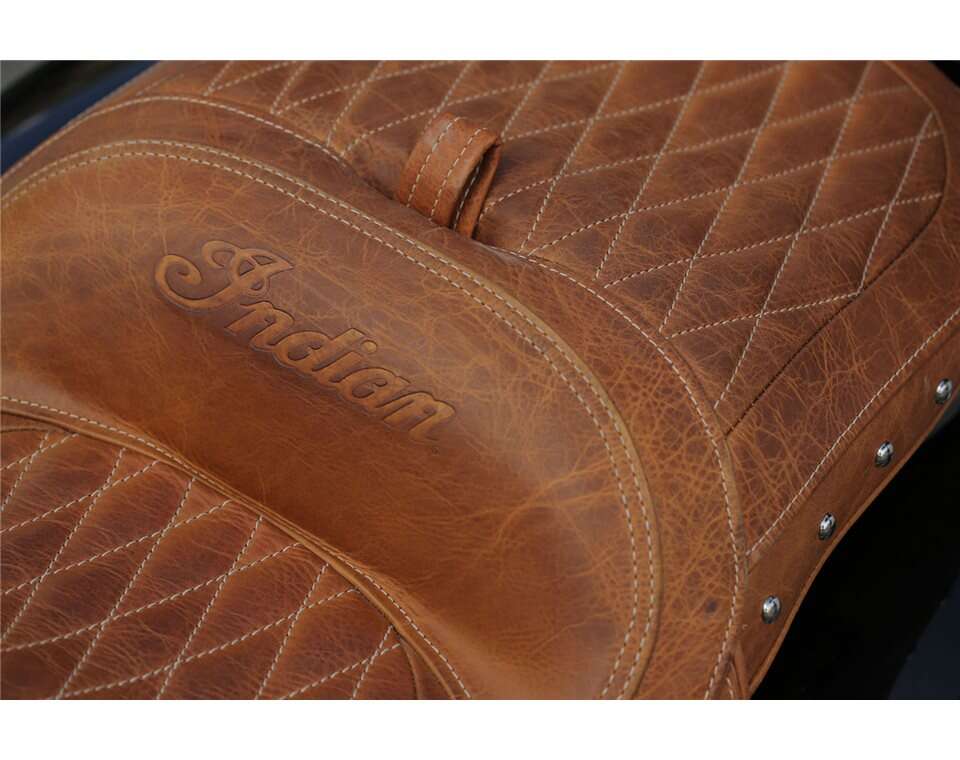 Genuine Leather Touring Heated Seat, Desert Tan - 2880285-06