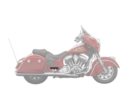 Passenger Floorboards with Pads in Chrome, Pair