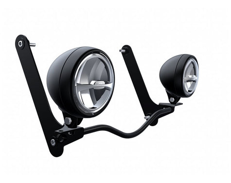Front Fork Driving Lights, Matte Black