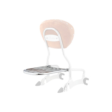 Sissy Bar Luggage Rack, Chrome