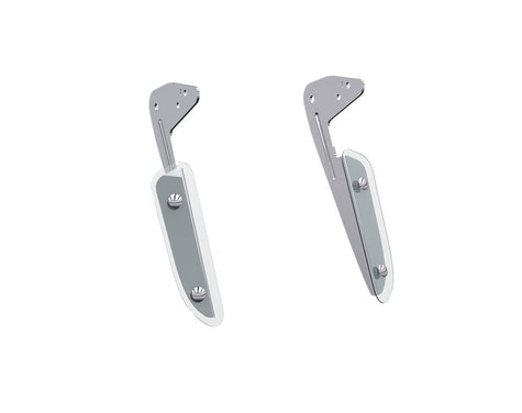 Polycarbonate Lower Wind Deflectors, Clear - 2881023-156