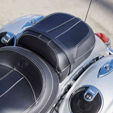 Genuine Leather Passenger Seat, Black